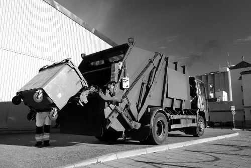 Professionals handling furniture clearance in a Shortlands home