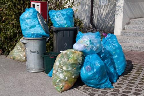 Eco-friendly disposal of garage items